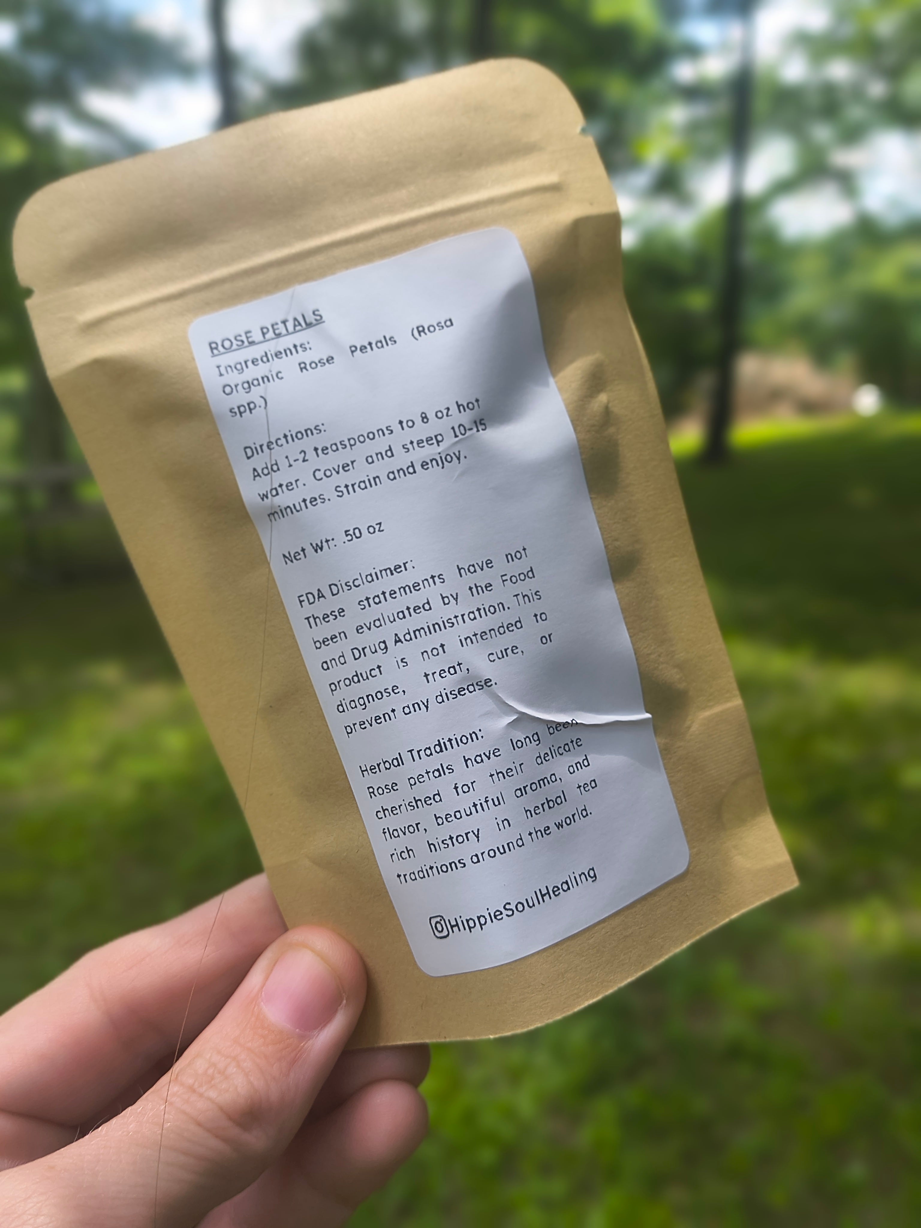 Organic Rose Petals