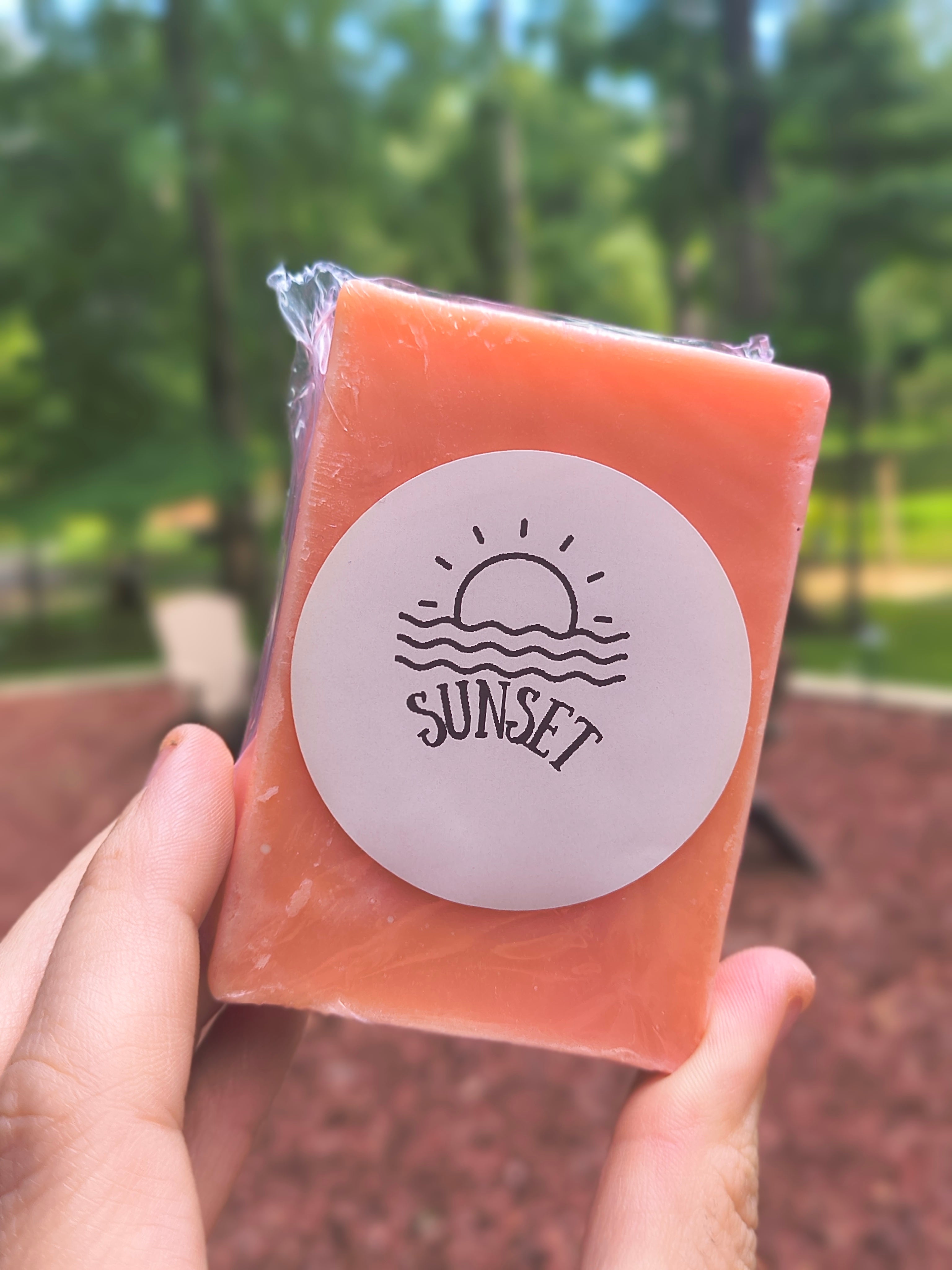 Sunset soap