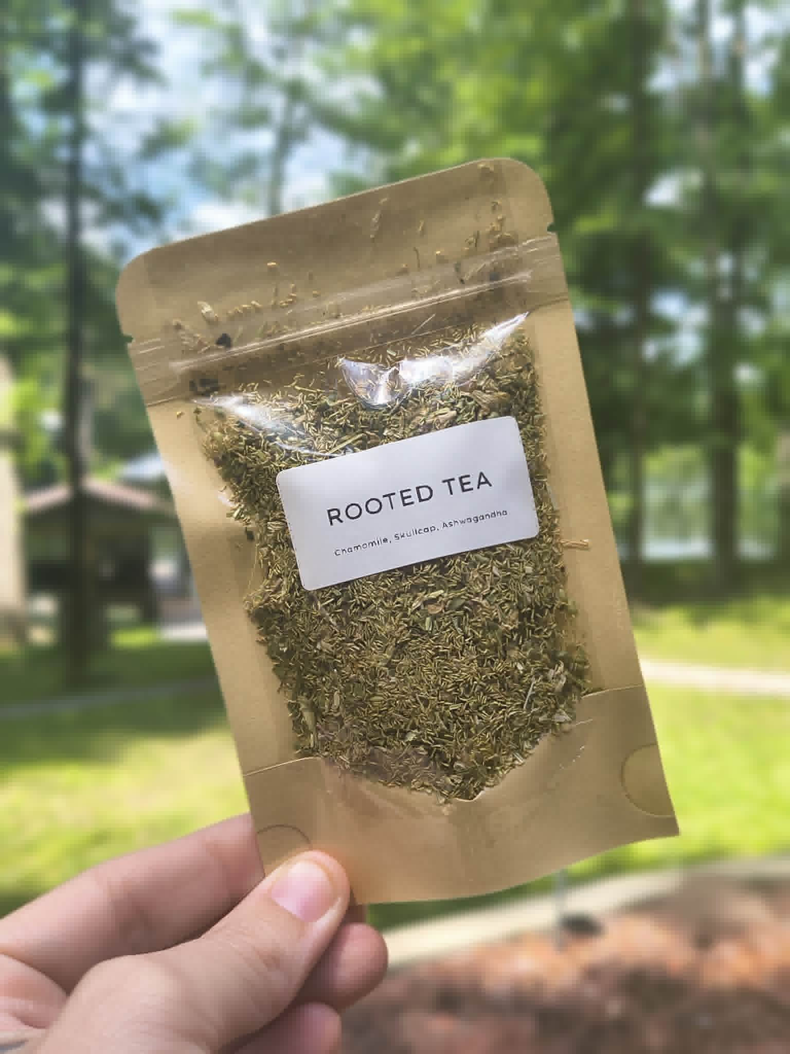 Rooted herbal tea blend