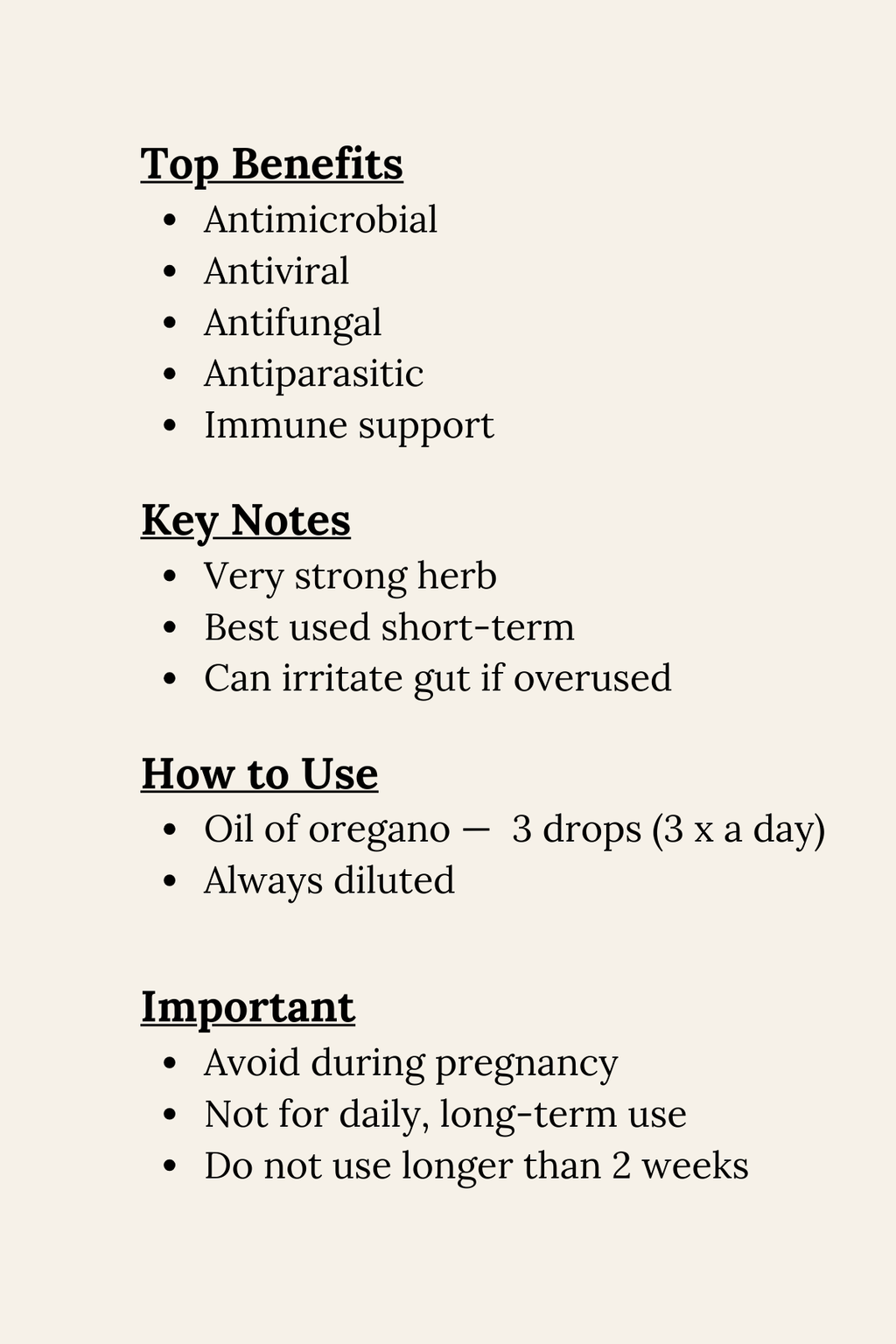 Herbal Reference Cards