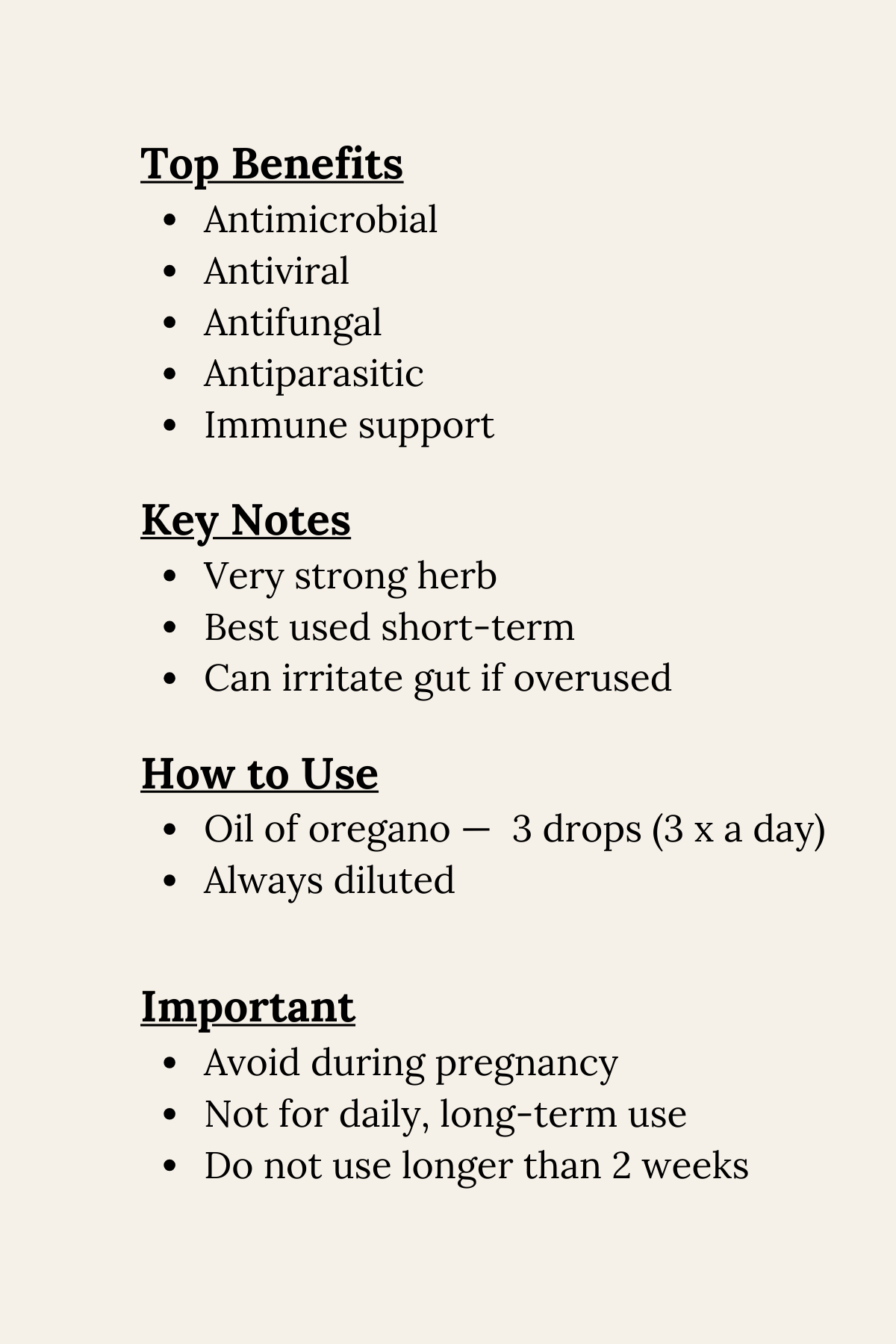 Herbal Reference Cards