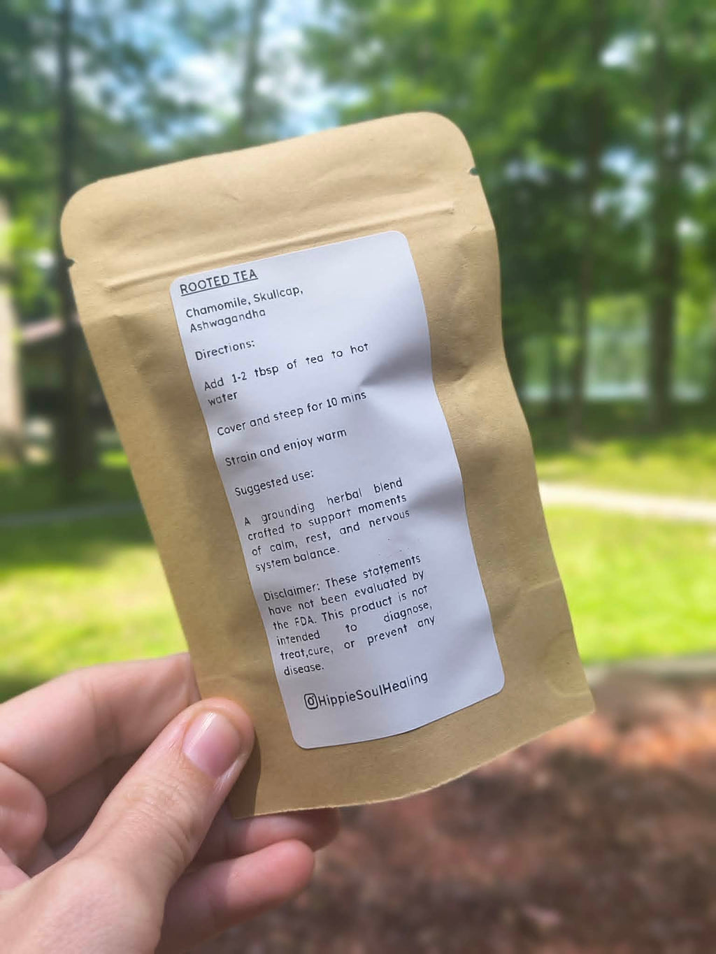 Rooted herbal tea blend